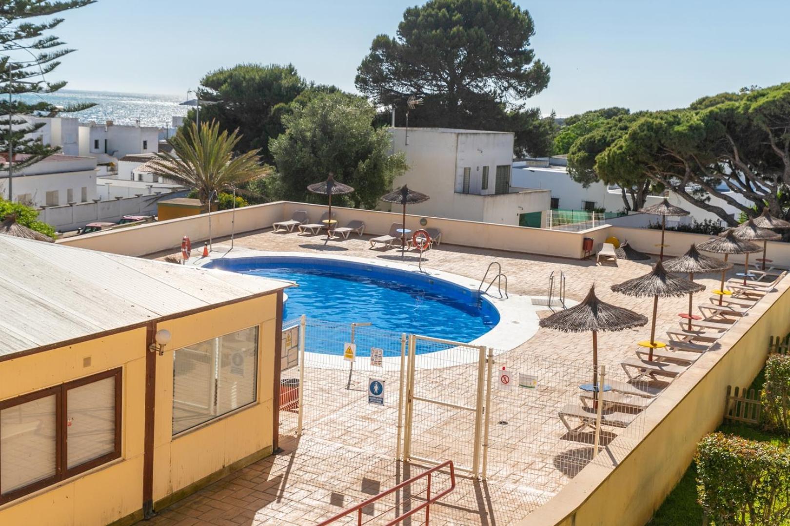 Apartamento Sereno 4 - Piscina, Garaje, Terraza Y Playa Los Canos De Meca Exteriör bild